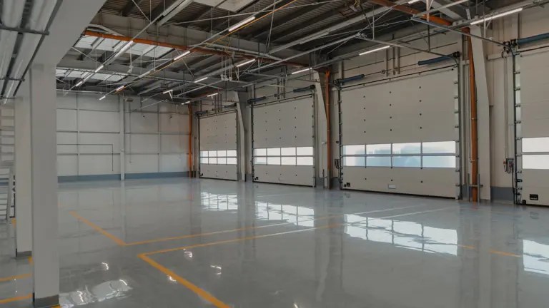 Commercial Warehouse — Epoxy Floor with Line Marking