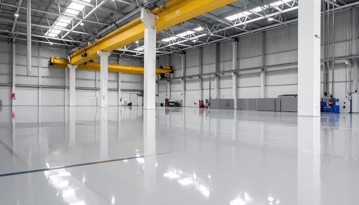 Industrial Warehouse — Crane Bay Epoxy Flooring
